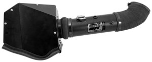 Ford F550 Super Duty Performance Air Intake - K&N Engineering - Blackhawk - Black - `11-`16